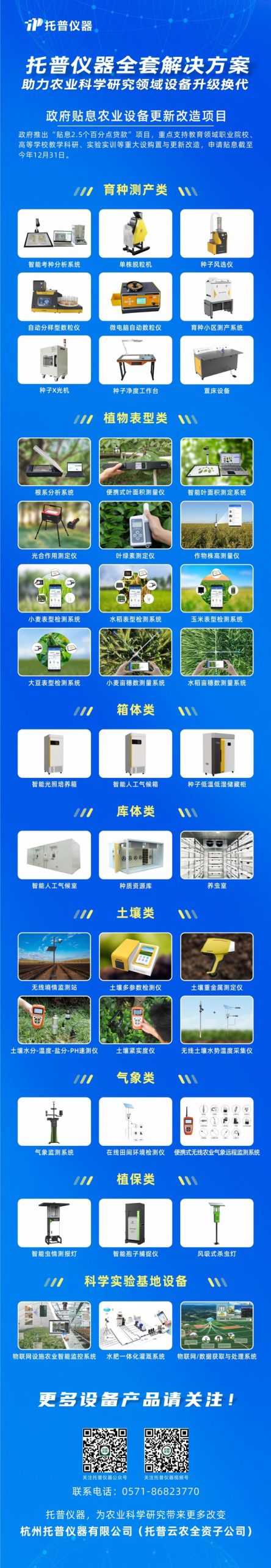 财政贴息贷款助力设备更新改造 托普云农满足国产科学仪器购置需求图片
